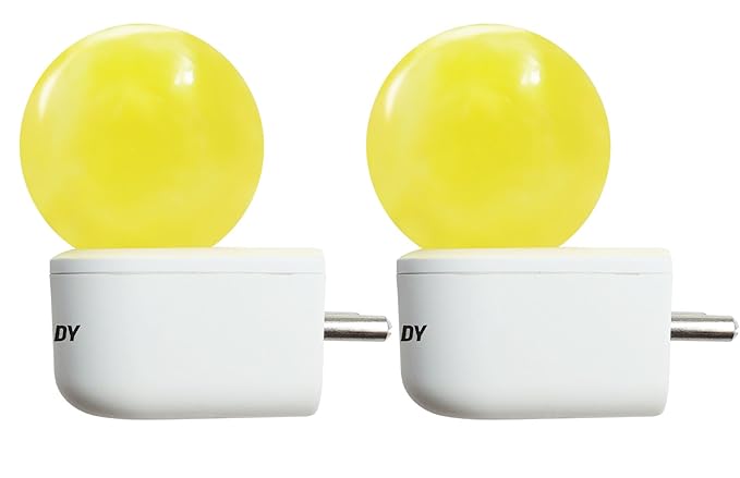 Eveready 0.5 Plug In Lamp Yellow (Pack of 2)