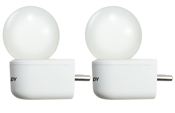 Eveready 0.5 Plug In Lamp White (Pack of 2)