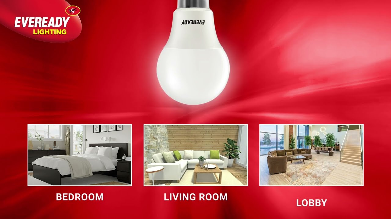 Eveready 9W LED Bulb B22 & E27 Cap | Cool White (6500K) Warm White (3000K)