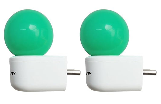 Eveready 0.5 Plug In Lamp Green (Pack of 2)