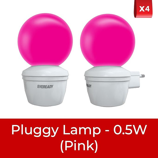 Eveready 0.5 Plug In Lamp Pink (Pack of 2)