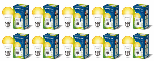 Crompton Dyna Ray 9W LED Bulb  B22 & E27 Cap | Cool Daylight (6500K) & Warm White (3000K)